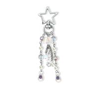 Agromusk Jellyfish Keychain,Cute Y2K Car Keychains for Women Girls Jellyfish Bag Charms Purse Accessories Star Jelly Decor, Clear, One size