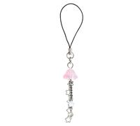 Agromusk Jellyfish Phone Charm, Y2K Beaded Strap, Cute Jelly Charms, Aesthetic Cell Accessories Chain for Women, One Size, Glass, glass