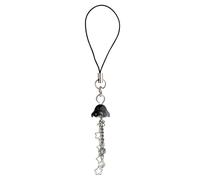 Agromusk Jellyfish Phone Charm, Y2K Beaded Strap, Cute Jelly Charms, Aesthetic Cell Accessories Chain for Women, One Size, Glass, glass