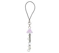 Agromusk Jellyfish Phone Charm, Y2K Beaded Strap, Cute Jelly Charms, Aesthetic Cell Accessories Chain for Women, One Size, Glass, glass