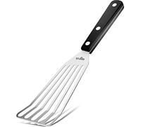 AGRUS Fish Spatula Stainless Steel, Size 11 inch, Blade 6.5 inch, Plastic Handle, Flexible Metal, Angled Slotted Turner
