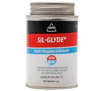 AGS Automotive Solutions SIL-Glyde Brush Top Can Multi-Purpose All-Weather Lubricating Compound for All Surfaces, 4 oz Lubricant Can, Silicone Lubricant, Ensure Friction Resistance