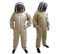 AGS Beekeepers cotton beekeeping suit professional clothing equipment bee suit protective suit (Small)