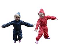 AGS Children's Puddle Suit - Waterproof All-in-One Rain Suit for Kids, Outdoor Play & School Wear (pink, 4-5 years)