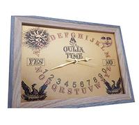 AGS-Designs OUIJA BOARD Novelty Wall Clock, Brushed GOLD Metal with 2 Tone Effect Frame