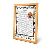AGS-Designs SURNAME AND COAT OF ARMS -A4 FRAMED - Heraldic Surname History