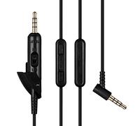 AGS Retail Ltd. Audio Cable Compatible with Bose QuietComfort QC15, QC2-1.8 m, Gold Plated, 3.5mm/3.5mm Jack, Headphone Cable with Mic, Remote | Audio and Video Accessories