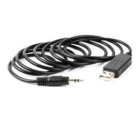 AGS Retail Ltd Compatible USB to Audio Jack TTL Converter Cable Replacement for Windows, Android and Mac - 1.8 m, Black, 232R-5V Serial Adapter with 3.5mm Stereo Jack | Serial Cables