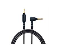 AGS Retail Ltd Right Angled Audio Cable for Bose QuietComfort 35 / QC35 and QC35 II Headphones - Black Replacement Lead for iPhone and Android