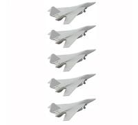 AGSDGAWD 5PCS Fighting Aircraft Model F-52 Science Fiction Stealth Fighter Jet With Landing Gear Opening Wing 1/2000 1/700 1/350 Scale Plane Model(1/700 (28.5mm))
