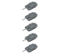 AGSDGAWD 5PCS T-80BVM Main Battle Tank 1/350-1/700 3D Resin Model | T-80BVM Main Battle Tank, Modern Russian Upgraded T-80 MBT, Resin Military Model DIY Unpainted Miniature(1/350(2.82CM))
