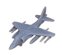AGSDGAWD DIY Resin Warplanes Model AV-8B Harrier Aircraft 1/350 1/700 Scale Fighter Jet Simulated Military Model Aeroplane Simulation Ship Decoration(1/350(2.61CM))