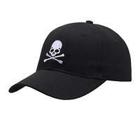 Agshcqi Cap Skeleton Bone Hat Sport Hat Sunhat Snapback Embroidery Skull Pirate Hat Halloween Cos