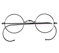 Agstum Blue Light Blocking Reading Glasses, Small Round Wire Rim Readers for Computer Use Anti-Glare Cut UV400