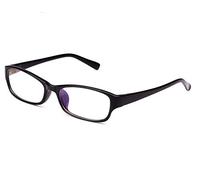 Agstum Kids Optical Glasses Frame Retro Rectangle Clear Lens (Black)