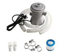 AGSYFFD 220 V Swimming Pool Filter Pump 330 gal Electric Swimming Pool Pump Circulating Water Cleaning Tool Kit with Filter Cartridge Whirlpool Drain Pump for Swimming Pool