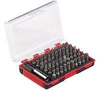 AGT Professional 61 Piece Screwdriver Bit Set with Magnetic Bit Holder, Chrome Vanadium Steel