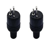 AGTEHBZ 4PCS 2-Pin Hi-Fi Speaker Connectors, Speaker Plugs with Screw Locking for Loudspeakers, Home Theatre Systems, and DIY Audio Setups