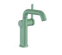 Agteruo Bathroom Sink Faucet, RF0318 Modern Single Lever Basin Faucet, 360° Rotation Basin Mixer Tap with 2 Supply Hose, Bathroom Sink Tap (High, low, optional)