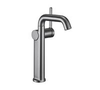 Agteruo Bathroom Sink Faucet, RF0318 Modern Single Lever Basin Faucet, 360° Rotation Basin Mixer Tap with 2 Supply Hose, Bathroom Sink Tap (High, low, optional)