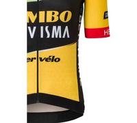 Agu Jumbo-visma Premium Replica 2023 Short Sleeve Jersey 2XL Black / Yellow