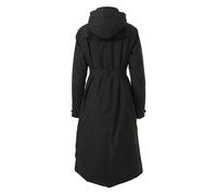 Agu Long Winter Trench Coat Jacket XS Black