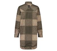 Agu Oversized Rain Long Sleeve Shirt S Army Green Check