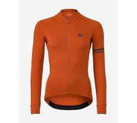 Agu Solid Performance Long Sleeve Jersey Orange Women - XL