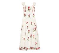 Agua By Agua Bendita Siembra Quebrada floral-pattern off-shoulder dress - Neutrals XS-S-L