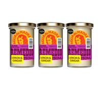 Agua de Madre Fresh Lemon Ginger Tea Infusion Pack of 3 Fermented with Imm