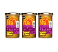 Agua de Madre Fresh Turmeric & Ginger Tea Infusion (Pack of 3), Fermented with Immune Boosting properties with Vitamin C & antioxidants