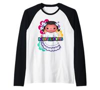 Aguascalientes Muñeca The Mexican rag Doll María Mazahua Raglan Baseball Tee