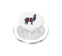 Aguayo Llama Native South American Indigenous Design PopSockets PopGrip for MagSafe