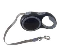 Aguhus Dog Leash Retractable 16 FT Walking Leash Up to 44 lb, 360° Tangle-Free Retractable Dog Leashes, Strong Nylon Tape No Tangle, Explosion-Proof Carabiner, Anti-Slip Handle (Black, 16FT)