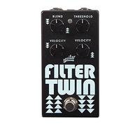 AGUILAR - TWIN GEN2 FILTER, Effect Pedal for Electric Bass, Blend, Threshold, Velocity Up, Velocity Down Controls