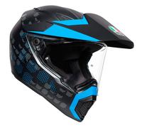 AGV AGV - Helmet AX9 Antartica Matt Black / Cyan XS