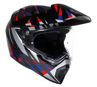 AGV AGV - Helmet AX9 Steppa Carbon / Red / Blue L