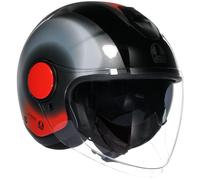 AGV AGV - Helmet Eteres Levanto Black / Silver / Red XXL