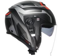 AGV Irides Zurigo Jet Helmet, black-grey, size 2XL for Men