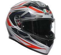 Full-Face Helmet AGV K3 Space Matt White/Red Fluo