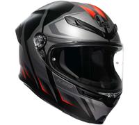 Casco Integrale AGV K6 S Karve Matt Black/Grey/Red