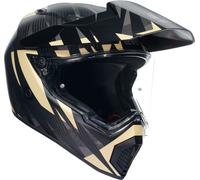 AGV AX-9 Steppa 06 Helmet, black-beige, size M for Men
