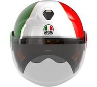 AGV Eteres Ago 1 Jet Helmet, white-red-green, size XS