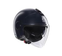AGV - ETERES E2206, Jet Unisex Motorcycle Helmet, Open Face Motorbike Helmet with Antitheft Ring, Anti-Scratch and Anti-UV Visor, Instant Sweat Absorption Technology, Matt Ottanio, XL