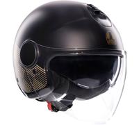 AGV Eteres Ponza Jet Helmet, black-gold, size S for Men