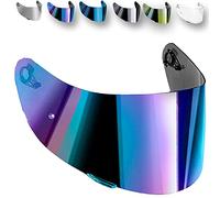 Agv Helmet Visor K1 K5 K5s K3 sv S4-sv Horizon Skyline Stealth-Sv Helmets Visors Iridium Rainbow Gold Blue Mirror Clear Aftermarket Not Original (Iridium Rainbow)