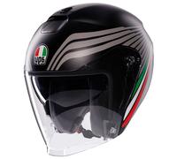 AGV Irides Bologna Jet Helmet, black-grey, size XL for Men