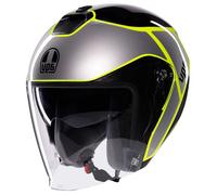Agv Irides Davao E2206 Open Face Helmet Black,Grey S