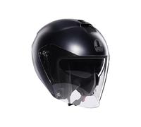 AGV - IRIDES E2206, Motorbike Open Face Helmet, Motorcycle Jet Helmet Unisex with Anti-Scratch and UV-Protective Visor, Matt Ardesia Grey, M