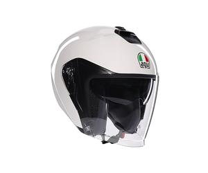 AGV - IRIDES E2206, Motorbike Open Face Helmet, Motorcycle Jet Helmet Unisex with Anti-Scratch and UV-Protective Visor